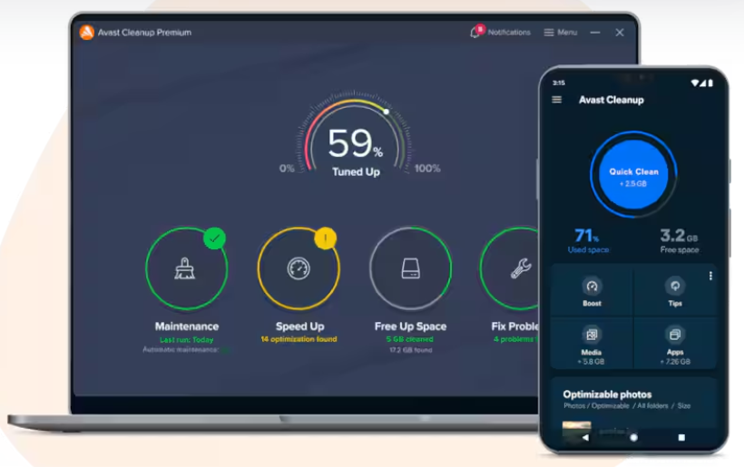 Avast storage