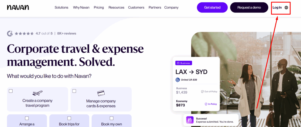 Navan interface