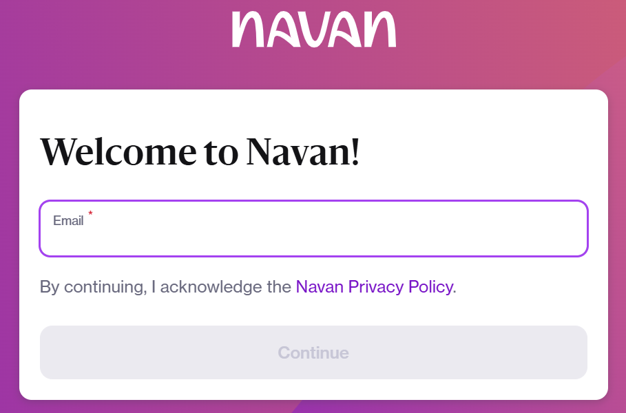 Navan login