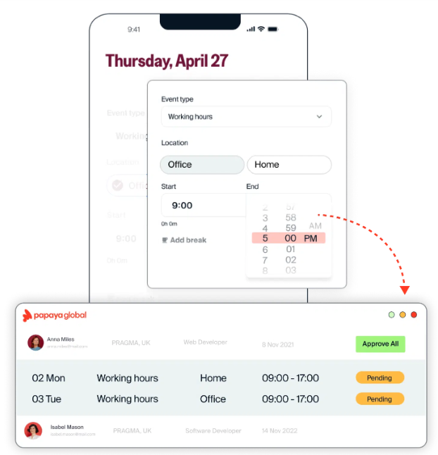 Papaya global Tracking
