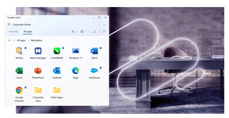 Parallels browser