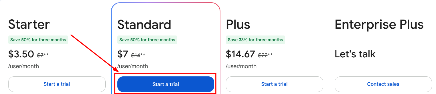 Google Workspace Black Friday & Cyber Monday: Upto 20% Off